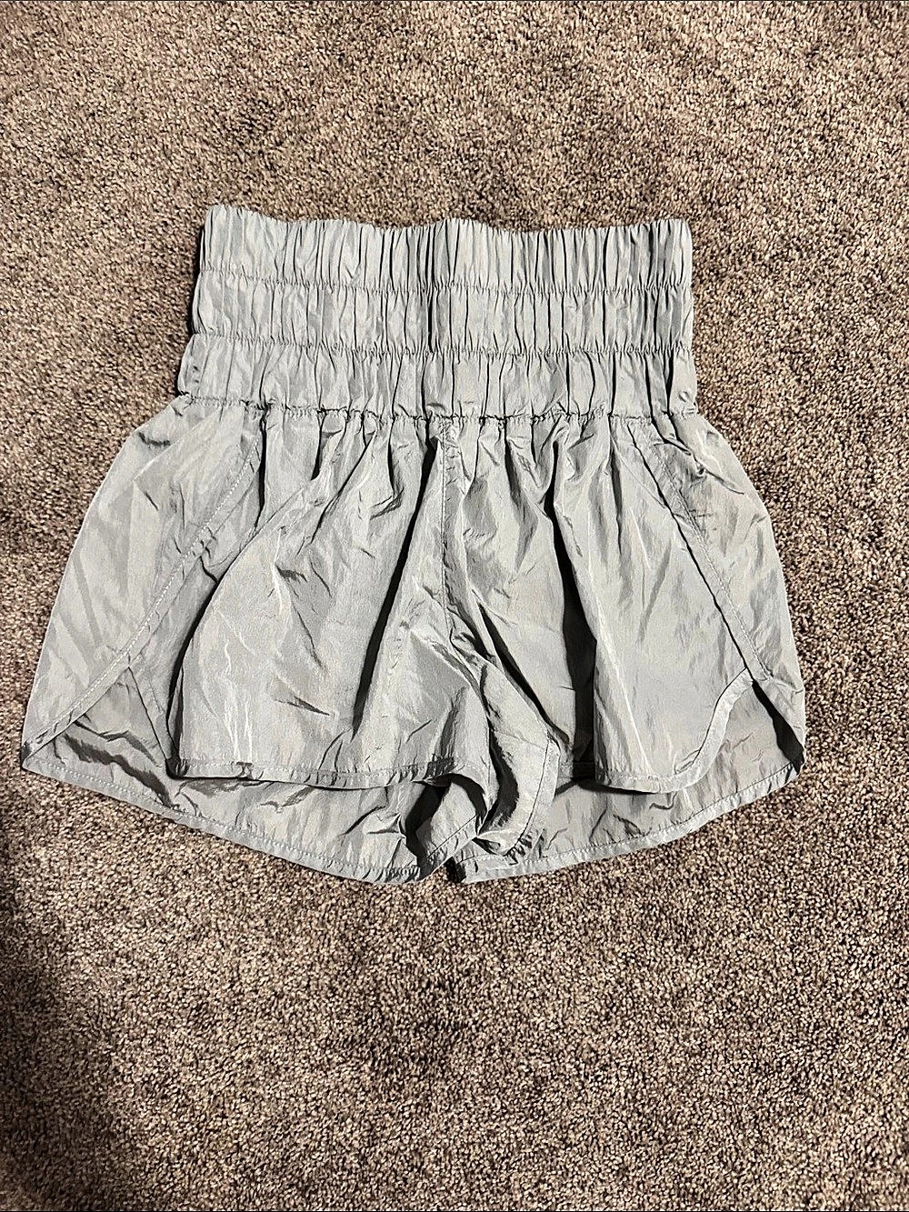 Free People Movement Women'Small Gray Athletic Shorts Size Small Like New